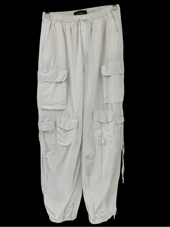 Aeropostale Pants - Aeropostale Parachute White Multi-Pocket Cargo Pants